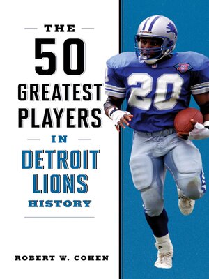 cover image of The 50 Greatest Players in Detroit Lions History